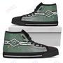 Mens Womens Dallas Stars High Top Shoes Double Stick Check Shoes