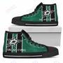 Mens Womens Dallas Stars High Top Shoes Steaky Trending Fashion Sporty