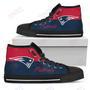 Mens Womens England Patriots High Top Shoes Divided Colours Stunning