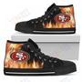 Mens Womens Fighting Like Fire San Francisco High Top Shoes