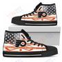 Mens Womens Flag Rugby Philadelphia Flyers High Top Shoes