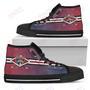 Mens Womens Florida Panthers High Top Shoes Double Stick Check Shoes