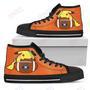 Mens Womens Houston Astros High Top Shoes Nice Pikachu Laying On Balltop Quality