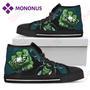 Mens Womens Hulk Punch Philadelphia Eagles High Top Shoes Black