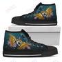 Mens Womens Jacksonville Jaguars High Top Shoes Angel Wings Printable