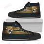 Mens Womens Jacksonville Jaguars High Top Shoes The Shield Shoes