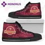 Mens Womens Jurassic Park San Francisco High Top Shoes Black