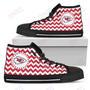 Mens Womens Kansas City Chiefs High Top Shoes Chevron Broncos Printable