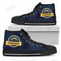 Mens Womens Los Angeles Chargers High Top Shoes Jurassic Parktop Quality