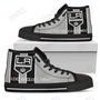 Mens Womens Los Angeles Kings High Top Shoes Steaky Trending Fashion Sporty