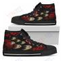 Mens Womens Lovely Rose Thorn Incredible Anaheim Ducks High Top Shoes