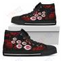 Mens Womens Lovely Rose Thorn Incredible Cincinnati Reds High Top Shoes