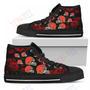 Mens Womens Lovely Rose Thorn Incredible Cleveland Browns High Top Shoes