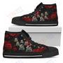 Mens Womens Lovely Rose Thorn Incredible Miami Marlins High Top Shoes