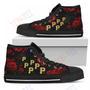 Mens Womens Lovely Rose Thorn Incredible Pittsburgh Pirates High Top Shoes