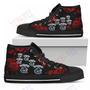 Mens Womens Lovely Rose Thorn Incredible Vancouver Canucks High Top Shoes