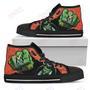 Mens Womens Miami Marlins Hulk Punch High Top Shoes Printable