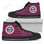 Mens Womens Minnesota Twins High Top Shoes Chevron Broncos Printable