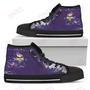 Mens Womens Minnesota Vikings High Top Shoes Grunge Vintage Logo Printable