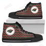 Mens Womens Minnesota Wild High Top Shoes Chevron Broncos Printable