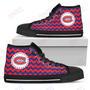 Mens Womens Montreal Canadiens High Top Shoes Chevron Broncos Printable