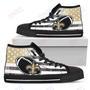 Mens Womens New Orleans Saints High Top Shoes Flag Rugbytop Quality