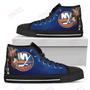 Mens Womens New York Islanders High Top Shoes Thor Head Beside Shoes