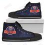 Mens Womens New York Mets High Top Shoes Jurassic Parktop Quality