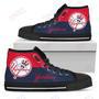 Mens Womens New York Yankees High Top Shoes Divided Colours Stunning