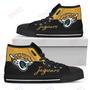 Mens Womens Njacksonville Jaguars High Top Shoes Divided Colours Stunning -