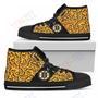 Mens Womens Perfect Cross Color Absolutely Nice Boston Bruins High Top Shoes