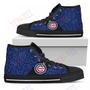 Mens Womens Perfect Cross Color Absolutely Nice Chicago Cubs High Top Shoes