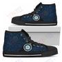 Mens Womens Perfect Cross Color Absolutely Nice Seattle Mariners High Top Shoes