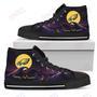 Mens Womens Philadelphia Eagles High Top Shoes Before Christmas Nightmare Halloween Moonlighttop