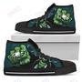 Mens Womens Philadelphia Eagles High Top Shoes Hulk Punch Top Quality