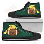 Mens Womens Pikachu Laying On Ball Minnesota Wild High Top Shoes