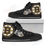 Mens Womens Straight Outta Boston Bruins High Top Shoes