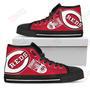 Mens Womens Straight Outta Cincinnati Reds High Top Shoes