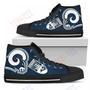 Mens Womens Straight Outta Los Angeles Rams High Top Shoes