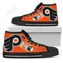 Mens Womens Straight Outta Philadelphia Flyers High Top Shoes