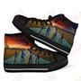 Mens Womens Stranger Things Sneakers High Top Shoes