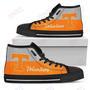 Mens Womens Tennessee Volunteers High Top Shoes Divided Colours Stunning