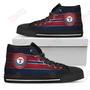 Mens Womens The Shield Texas Rangers High Top Shoes For Anime Fan