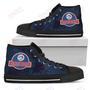 Mens Womens Toronto Blue Jays High Top Shoes Jurassic Parktop Quality