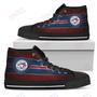 Mens Womens Toronto Blue Jays High Top Shoes The Shield Shoes