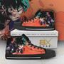 Midoriya Sneakers High Top Shoes My Hero Academia Anime