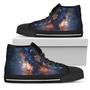 Milky Way Universe Galaxy Space Print Women's High Top Shoes