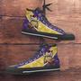 Minnesota Vikings Christmas Football Patten Canvas High Top Shoes