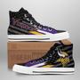 Minnesota Vikings High Top Shoes Custom American Flag Sneakers