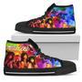 Motley Crue Sneakers Colorful High Top Shoes Music Fan